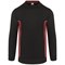 ORN Silverswift Sweatshirt, Unisex, Black/Red, Small