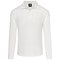ORN Weaver Long Sleeved Polo Shirt, Unisex, White, 2XL
