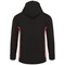 ORN Silverswift Hoodie, Unisex, Black/Red, 5XL