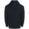ORN Macaw Zipped Hoodie, Unisex, Black, 4XL
