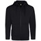 ORN Macaw Zipped Hoodie, Unisex, Black, Medium