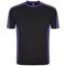 ORN Avocet Unisex Wicking T-Shirt, Black/Purple, 4XL