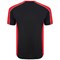 ORN Avocet Unisex Wicking T-Shirt, Black/Red, 4XL