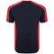 ORN Avocet Unisex Wicking T-Shirt, Navy Blue/Red, 4XL