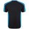ORN Avocet Unisex Wicking T-Shirt, Black/Reflex Blue, Small