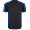 ORN Avocet Unisex Wicking T-Shirt, Black/Royal Blue, XS