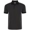 ORN Crane Polo Shirt, Unisex, Charcoal Melange/Black, Large