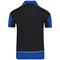 ORN Fireback Wicking Polo Shirt, Unisex, Black/Royal Blue, XS