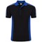 ORN Avocet Polo Shirt, Unisex, Black/Royal Blue, 2XL