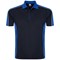 ORN Avocet Wicking Polo Shirt, Unisex, Navy Blue/Royal Blue, Large