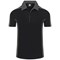 ORN Avocet Wicking Polo Shirt, Unisex, Black/Graphite, Medium