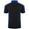 ORN Avocet Wicking Polo Shirt, Unisex, Black/Royal Blue, Medium