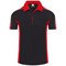 ORN Avocet Wicking Polo Shirt, Unisex, Navy Blue/Red, Medium