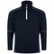 ORN Fireback Quarter Zip Sweatshirt, Unisex, Navy Blue, XL