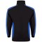 ORN Avocet Quarter Zip Sweatshirt, Unisex, Black/Royal Blue 4XL