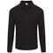 ORN Weaver Long Sleeved Polo Shirt, Unisex, Black, XL