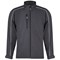 ORN Crane Fur-Lined Softshell Jacket, Charcoal Melange/Black, 3XL