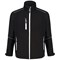 ORN Fireback Softshell Jacket, Unisex, Black, Small