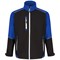 ORN Fireback Softshell Jacket, Unisex, Black/Royal Blue, XL