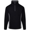 ORN Silverswift Quarter Zip Sweatshirt, Unisex, Black/Graphite, 2XL