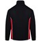 ORN Silverswift Quarter Zip Sweatshirt, Unisex, Black/Red, 4XL