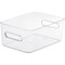 SmartStore Compact Medium Storage Box, 5.3 Litres, Clear