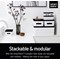 SmartStore Compact Medium Storage Box, 15.4 Litres, White