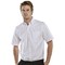 Beeswift Oxford Shirt, Short Sleeve, White, 18.5