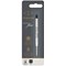 Parker Quink Ballpoint Pen Refill Cartridge, Medium Nib, Black, Pack of 12