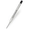 Parker Quink Ballpoint Pen Refill Cartridge, Medium Nib, Black, Pack of 12