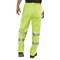 Beeswift Poly Cotton En471 Trousers, Saturn Yellow, 38S