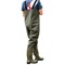 Dunlop Full Safety Chest Waders, Green, 10