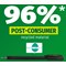 Pentel EnerGel Capstyle Eco Rollerball, 0.7mm, Black, Pack of 12