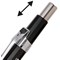 Pentel P205 Mechanical Pencil with eraser, Steel-lined with 6 x HB 0.5mm Lead, Pack of 12