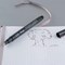 Pentel Pointliner Pigment Pen, 0.05mm, Black, Pack of 12