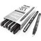 Pentel Pointliner Pigment Pen, 0.1mm, Black, Pack of 12