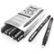 Pentel Pointliner Pigment Pen, 0.3mm, Black, Pack of 12