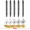 Pentel Pointliner Pigment Pen, 0.3mm, Black, Pack of 12