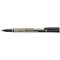 Pentel Extra Fine Permanent Marker, Black, Pack of 12