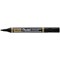 Pentel N850 Permanent Marker, Bullet Tip, Black, Pack of 12