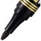 Pentel N850 Permanent Marker, Bullet Tip, Black, Pack of 12