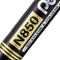 Pentel N850 Permanent Marker, Bullet Tip, Black, Pack of 12
