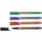 Pentel Permanent Marker Fine Assorted (Pack of 4)