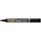 Pentel Chisel Tip Permanent Marker Black 5 Pack