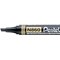 Pentel Chisel Tip Permanent Marker Black 5 Pack