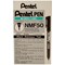 Pentel Permanent Marker Super Fine Black (Pack of 12)