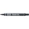Pentel N50 Permanent Marker, Bullet Tip, Black, Pack of 12