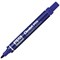 Pentel N50 Permanent Marker, Bullet Tip, Blue, Pack of 12