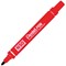Pentel N50 Permanent Marker, Bullet Tip, Red, Pack of 12