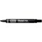 Pentel N60 Permanent Marker, Chisel Tip, Black, Pack of 12